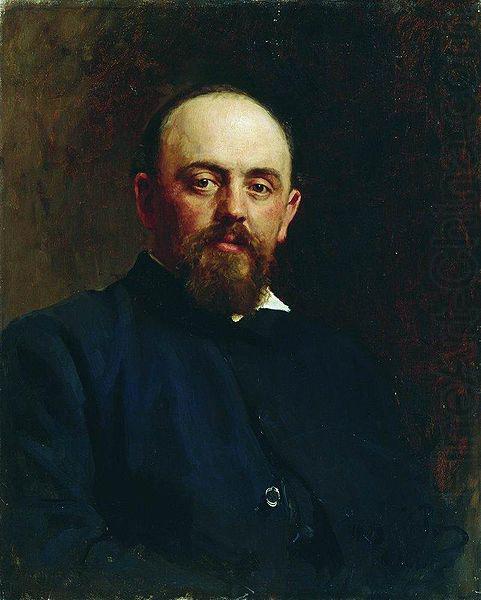 Ilya Repin Portrait of railroad tycoon and patron of the arts Savva Ivanovich Mamontov. china oil painting image